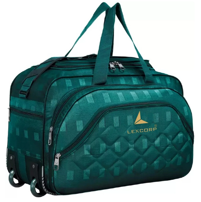 Polyester Duffel Bag (Teal, 60 L)