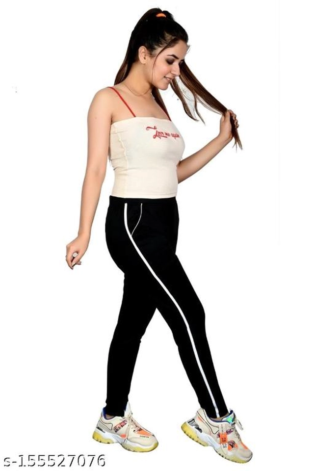 Trackpants for Women (Black, 28)