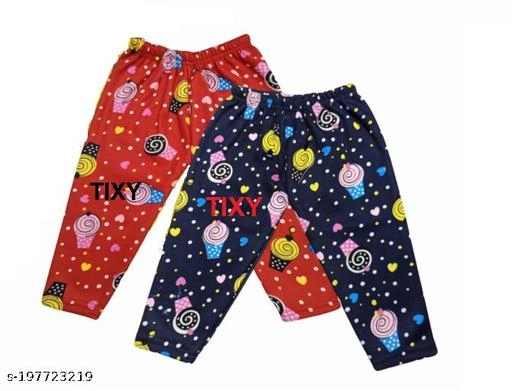 Woolen Pyjamas for Kids (Multicolor, 0-3 Months) (Pack of 2)