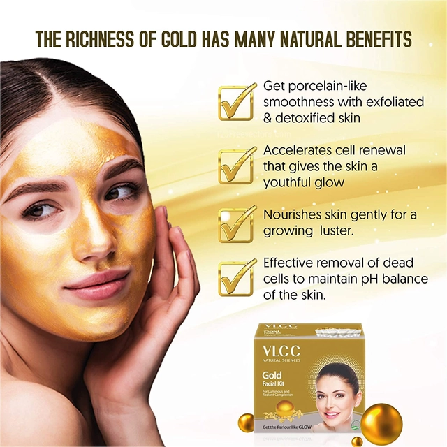 VLCC Gold Facial Kit (60 g)