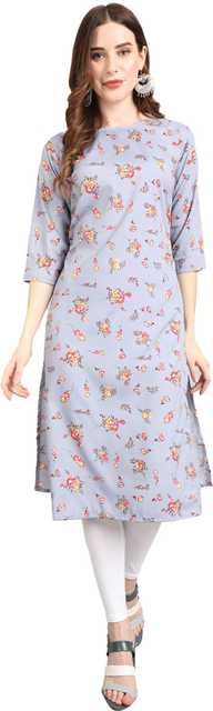Women Crepe Printed Kurta (Pack Of 3) (Multicolor, S) (SD-530)