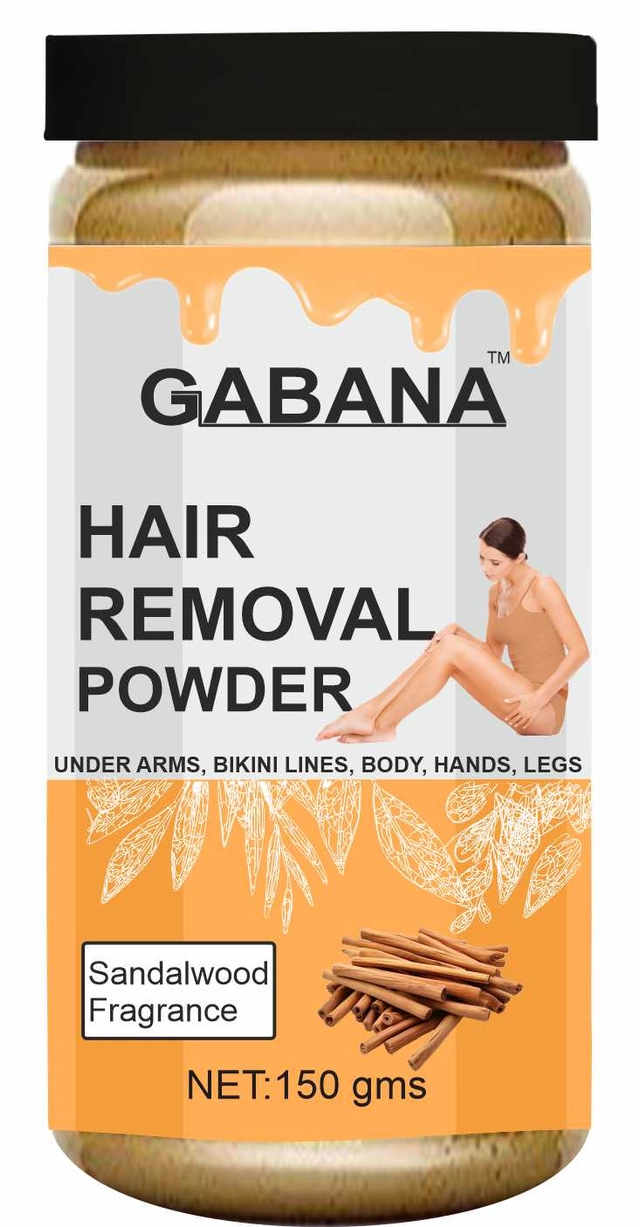 Gabana Sandalwood Fragrance Painless Hair Removal Powder (150 g)