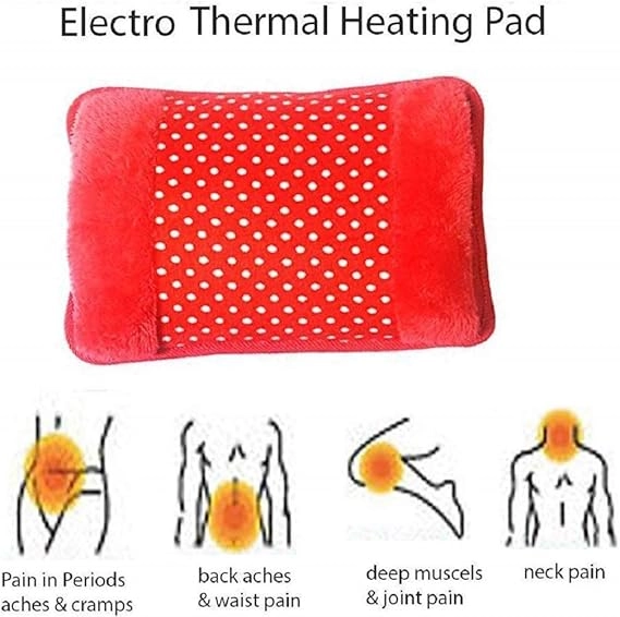 Electric Gel Heating Pad for Pain Relief (Multicolor, 1000 ml)