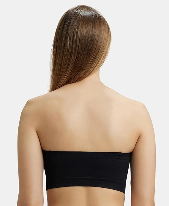 Cotton Padded Bra for Women (Black, Free Size)