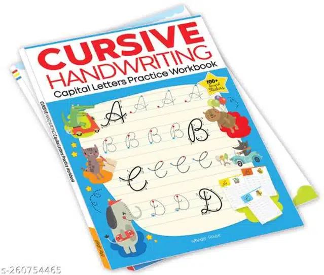 Cursive Writing Book (Multicolor)