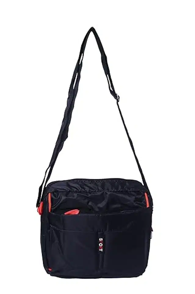 Polyester Sling Bag for Men & Women (Blue, S)