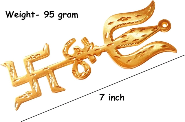 Metal Trishakti Yantra (Gold)