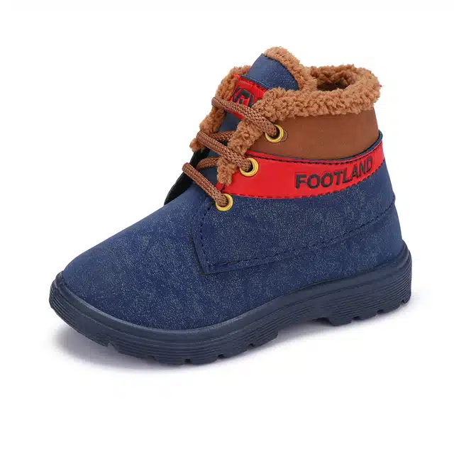 Boots for Girls (Navy Blue, 5C)