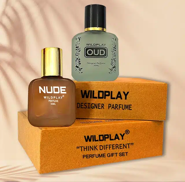 Oud & Nude Perfume for Men & Women (30 ml, Set of 2)