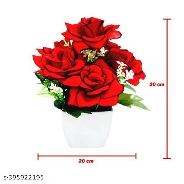 Plastic Artificial Flower (Multicolor)