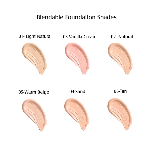 Glam21 Blendable Tube Foundation (Vanilla Creme, 70 g)