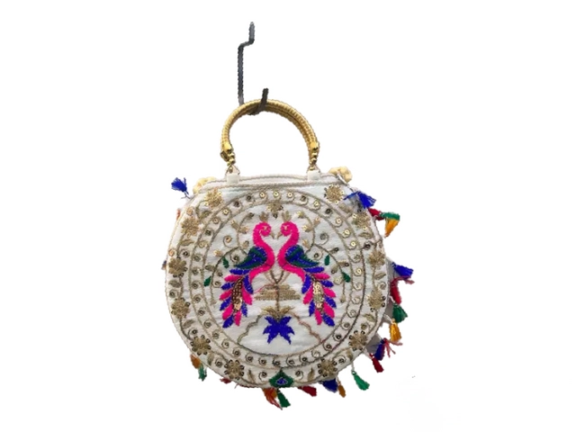 Handmade Rajasthani Sling Bag for Women (Multicolor)