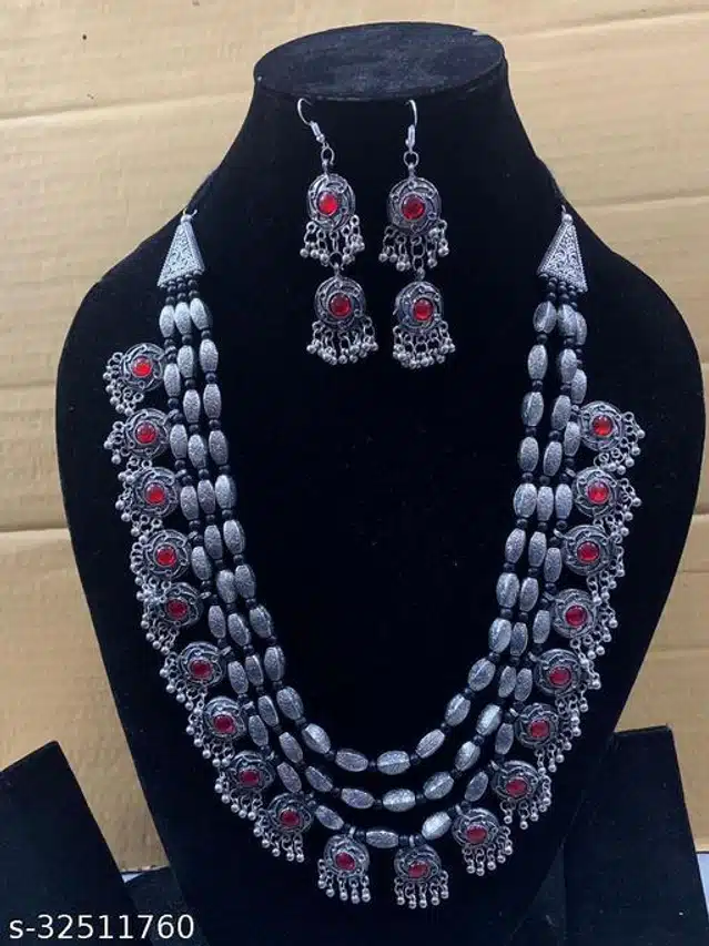 Jewellery Set for Women (Red)