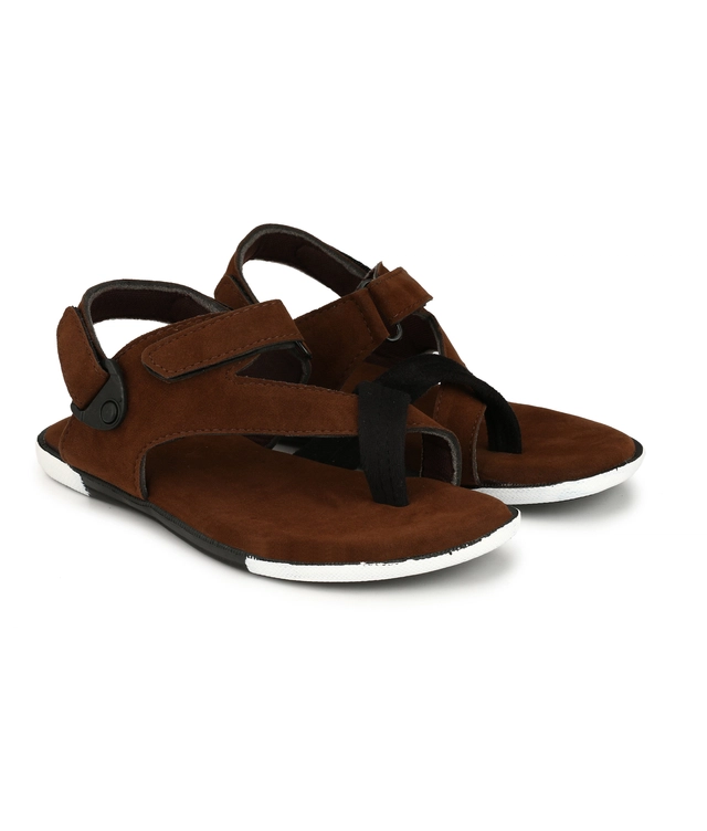 Sandals for Men (Brown, 6)