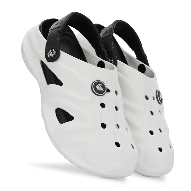 Clogs for Men (White, 6)