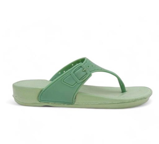 Flipflops for Women (Green, 4)