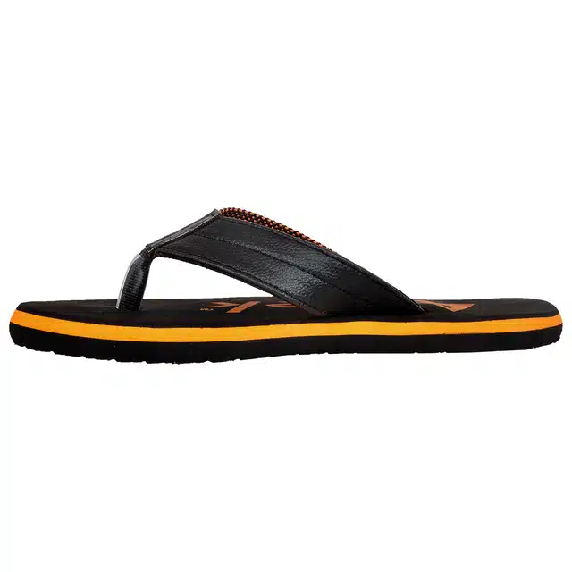 Flip Flops for Men (Black, 6)