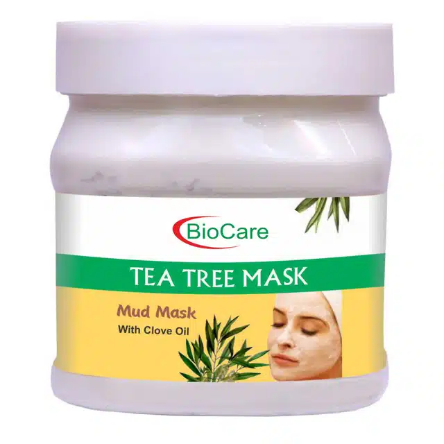 Biocare Orange Scrub (500 ml) with Tea Tree Mask (500 ml) (Combo of 2) (A-1648)