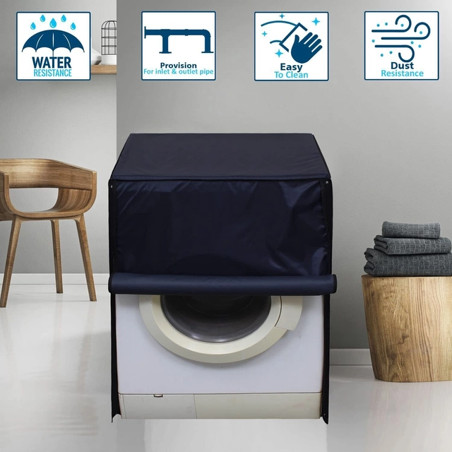 Polyester Washing Machine Cover (Blue)