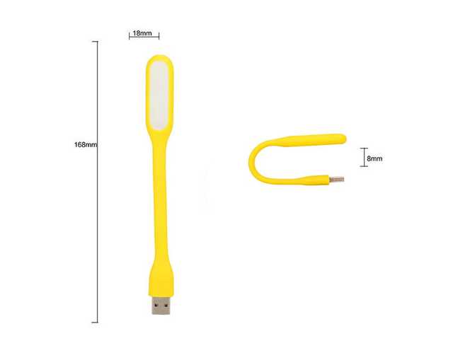 Pinak Plastic Portable Flexible USB Led Light Lamp (Set Of 3, Multicolor) (PS-85)