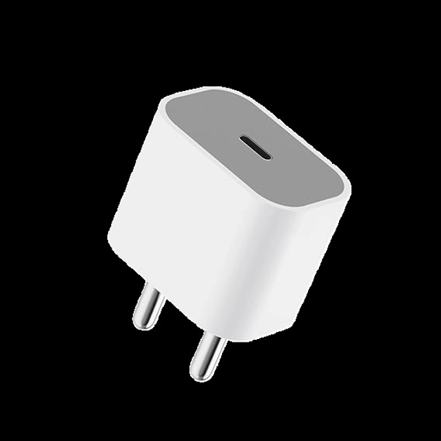 USB C Power Adapter (White, 20 W)