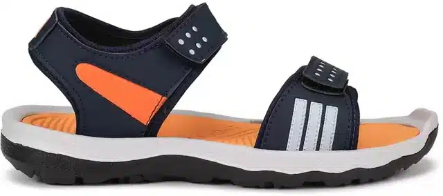 Men's Casual Sandals (Orange, 4) (S-401)
