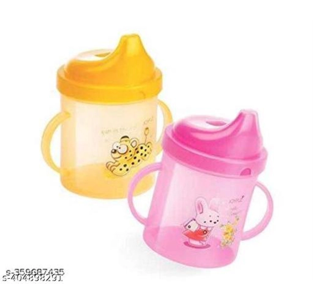 Plastic Sipper for Baby (Multicolor, 300 ml) (Pack of 2)