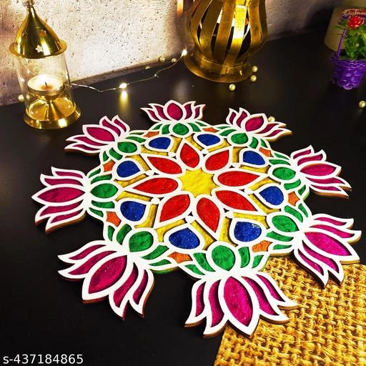 Diwali Rangoli Making Kit (Multicolor)