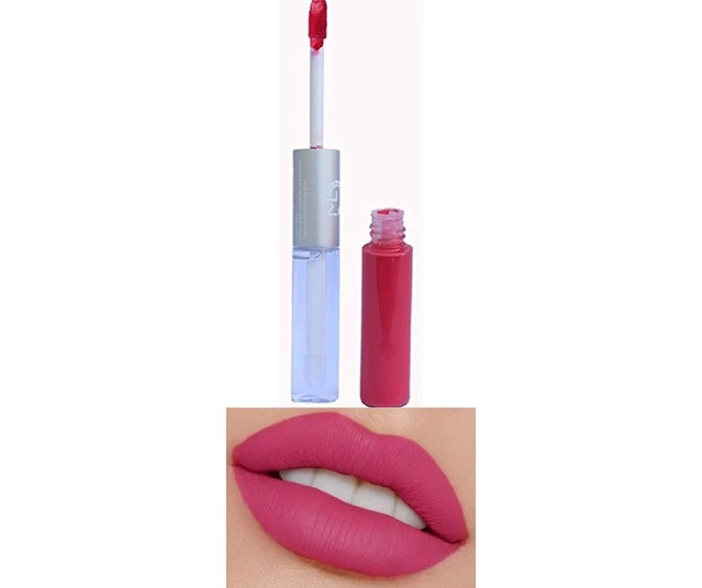 Color Stay 2-in-1 Liquid Lipstick cum Lip Gloss (Pink)