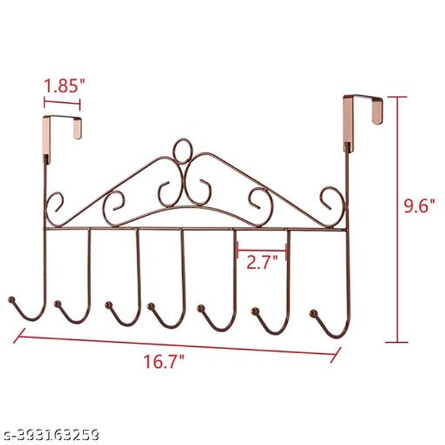 Metal Wall Hooks (Brown)