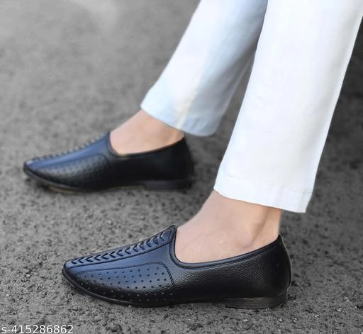 Loafers for Men (Black, 6)