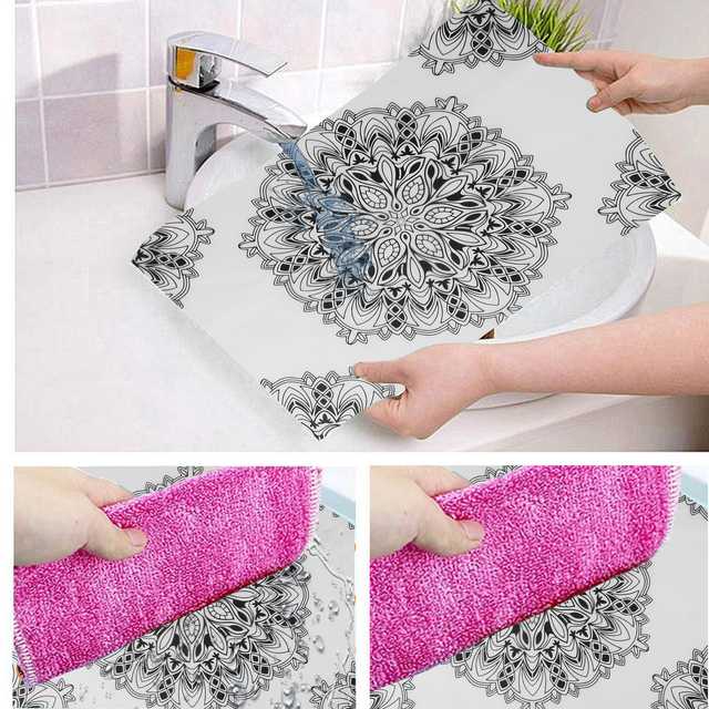 PVC Multipurpose Fridge Mat (Pack of 3) (Black, 44X29 cm) (ER-132)