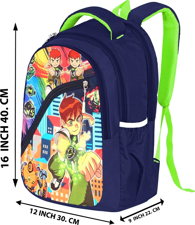 School Bag for Kids (Navy Blue, 30 L)