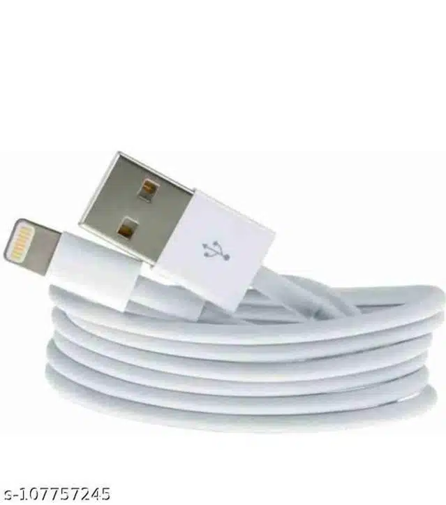 I-Phone Charging Cable (White, 1 m)