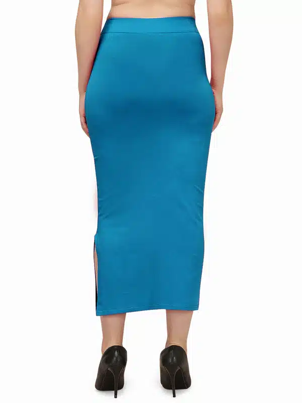 Saree Shapewear Petticoat for Women (Sky Blue, M) (S-32)