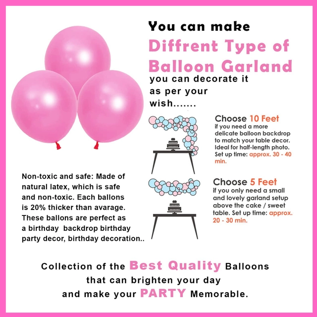 Happy Birthday Banner with 50 Pcs Balloons & Air Pump (Multicolor, Set of 1)