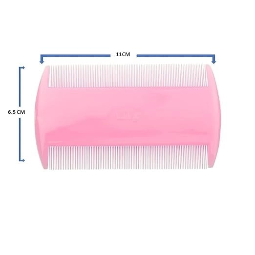 Plastic Lice Hair Comb (Multicolor)