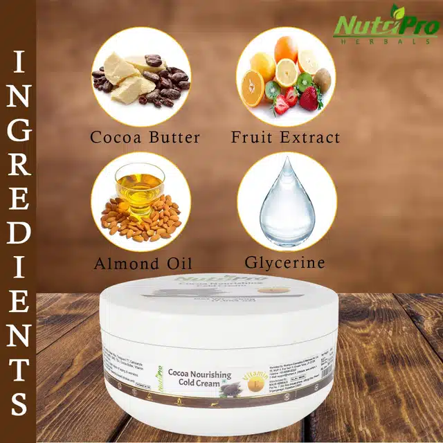 NutriPro Cocoa Nourishing & Moisturising Cold Cream (100 g, Set of 2)