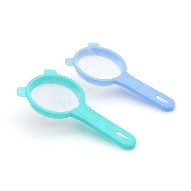 DREAM HOME Plastic Tea Strainer (Pack of 2)