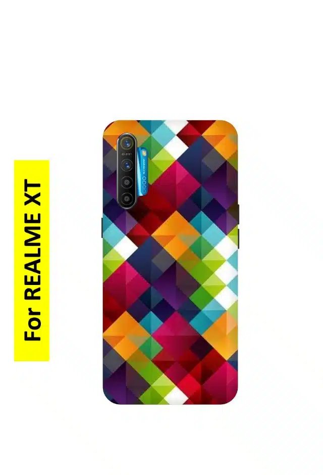 Designer Printed Matte Finish Back Cover for Realme XT (Multicolor) (PCM-795)