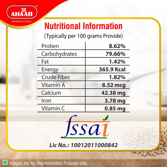 अहार रोस्टेड दलिया 100% MP शरबती व्हीट 500 g
