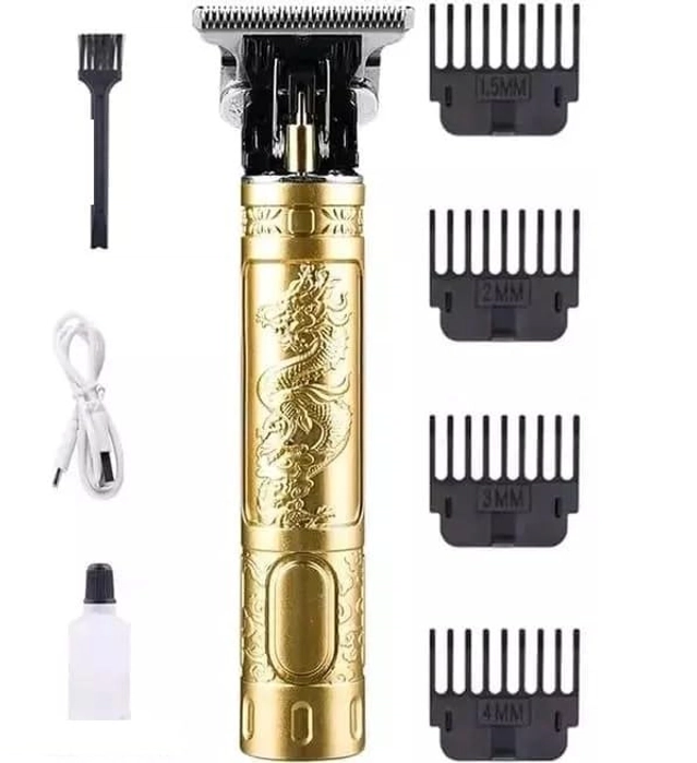 Rechargeable Professional Hair Trimmer for Men (Gold)