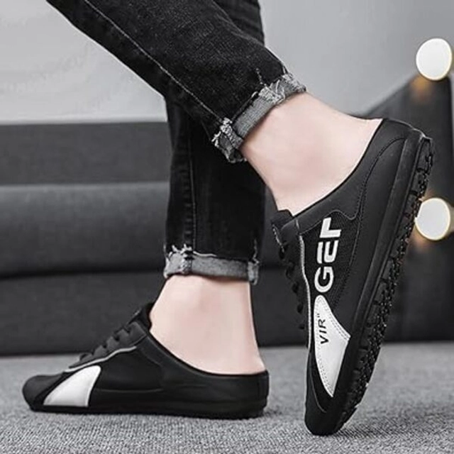 Casual Shoes for Men (Black, 6)