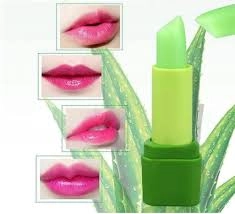 Aloe Vera Color Changing Lip Balm (Pink, 10 g) (Pack of 3)