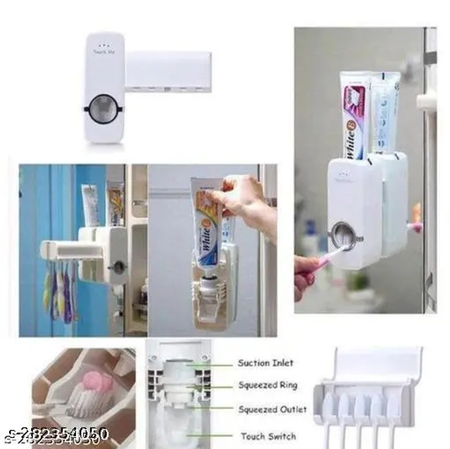 Magic Pluse HANDS FREE WALL TOOTHPASTE DISPENSER (Pack of 1)