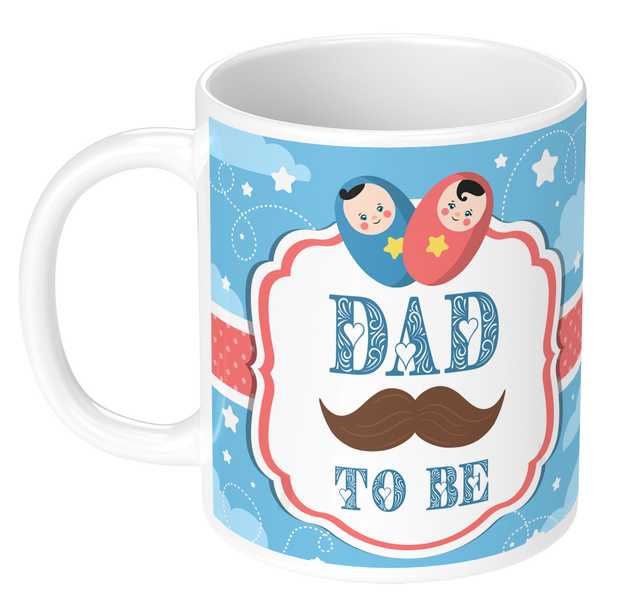 Bride Loading Printed Heart Handle Mug Microwave Safe Ceramic Tea Coffee (White, 350 ml) (GT-634)