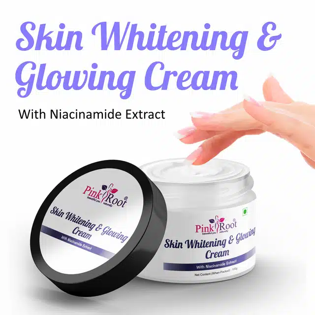 Pink Root Skin Whitening & Glowing Cream (100 g)