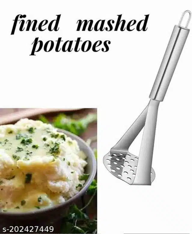 Stainless Steel Multipurpose Masher (Silver)