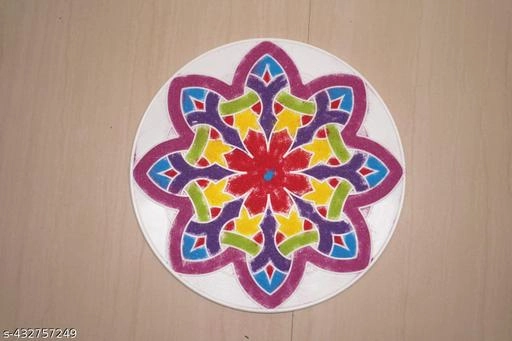 Diwali Rangoli Making Kit (Multicolor)