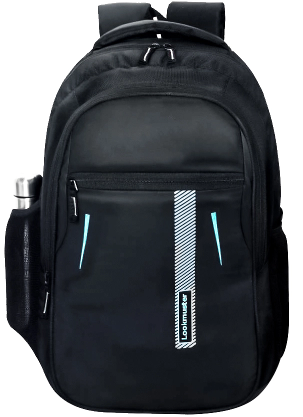 Polyester Backpack for Men & Women (Black)